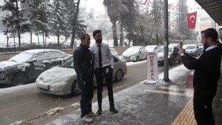 Kilise kar yağışı etkili oluyor