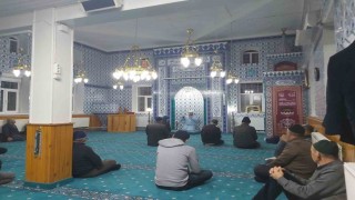 Kırka Mahallesi Maden Camiinde yatsı namazı buluşması gerçekleşti