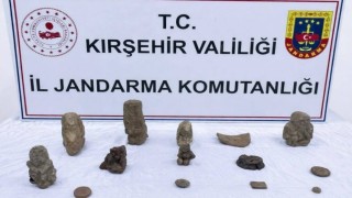 Kırşehirde Anadolu Mirası Operasyonu: 14 adet tarihi eser ele geçirildi