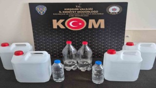 Kırşehirde sahte alkol operasyonu: 1 gözaltı