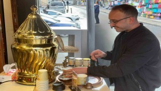 Kışın vazgeçilmezi salep yoğun ilgi görüyor