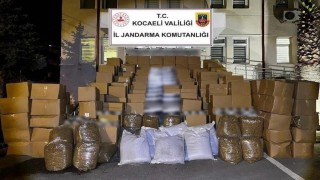 Kocaelide 6,3 milyon liralık makaron ve tütün ele geçirildi