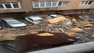 Kocaelide sadece bir mahallede 186 evin çatısı uçtu, hasar tespit çalışmaları devam ediyor
