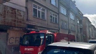Konyada apartmanda yangın paniği