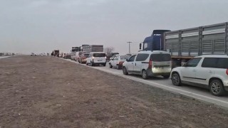 Konyada kum fırtınası hayatı olumsuz ekliyor