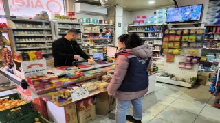 Köşkte market ve bakkallar denetlendi