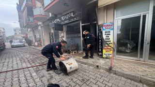 Kuafördeki yangın hızlı müdahale  ile söndürüldü