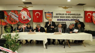Kula Şoförler Odasında Başkan Kırlı güven tazeledi