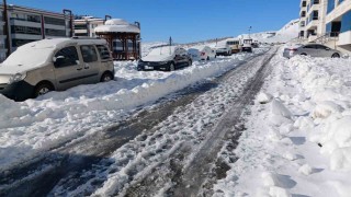 Kulpta kar çekildi, dondurucu soğuk etkisini artırdı