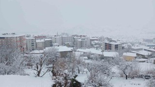 Kulpta kar esareti: Köy yolları kapandı, ilçe trafiği kilitlendi