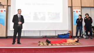 Kütahya İl Müftülüğünde personele temel ilk yardım eğitimi
