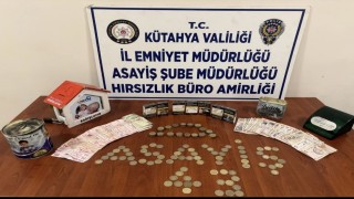 Kütahyada 4 ayrı hırsızlık olayının şüphelisi saklandığı iş yerinin bodrumunda yakalandı