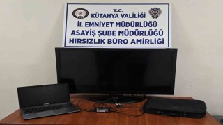Kütahyada 4 ayrı hırsızlık olayının şüphelisi yakalandı