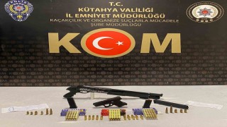 Kütahyada tefecilik ve silah ticareti operasyonu