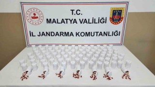 Malatyada 5 bin 561 adet sentetik ecza hap ele geçirildi