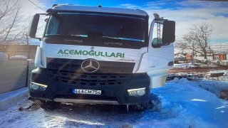 Malatyada beton mikserinin çarptığı yaya yaralandı