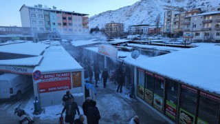 Malatyada konteyner çarşıda korkutan yangın