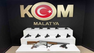 Malatyada ruhsatsız silah operasyonu
