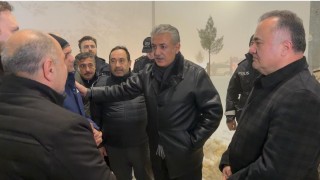 Mardin Valisi Akkoyun karla mücadele çalışmalarını inceledi