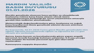 Mardinde eğitime 1 gün ara verildi