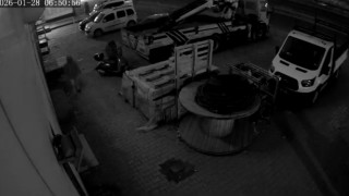 Mardinde motosiklet hırsızlığı kamerada