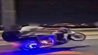 Mardinde tek teker üzerinde giden motosiklet sürücüsü yakalandı