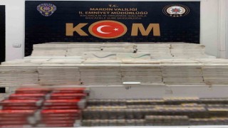 Mardinde tırlarda 7 bin paket kaçak sigara ele geçirildi