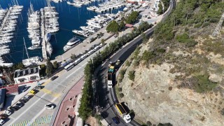 Marmaris Adaköy yolu yeniledi