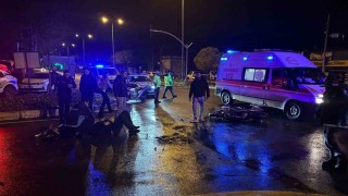 Menteşede trafik kazası: Motosiklet sürücüsü ağır yaralı