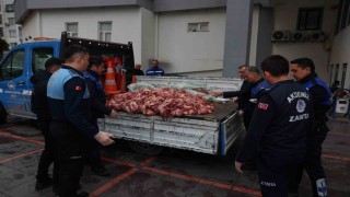 Mersinde 500 kilo bozuk et ele geçirildi