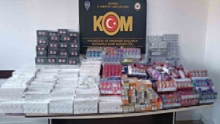 Mersinde binlerce kaçak ürün ele geçirildi