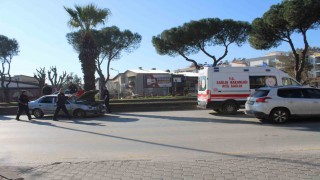Minibüs ile otomobil çarpıştı: 1 yaralı