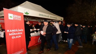 Miraç Kandilinde Osmangazide gönüller bir oldu