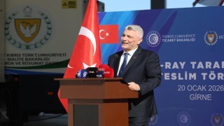 Mobil X-Ray Tarama Sistemi Teslim Töreni Lefkoşada yapıldı