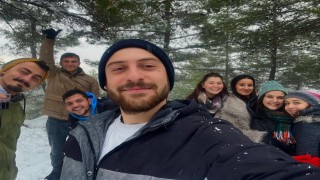 Muğlada vatandaşlar karın keyfini çıkarttı