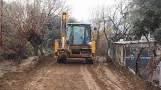 Nazilli Belediyesinden Arslanlıda yol çalışması