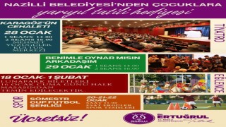 Nazilli Belediyesinden çocuklara yarıyıl tatili hediyesi