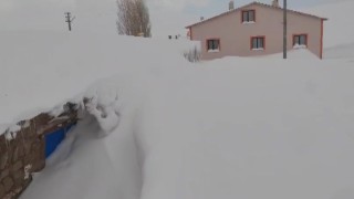Ne Kamçatka, ne Alaska: Sivasta bina boyu kar yağdı