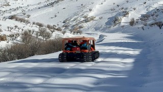 Nemrut Dağı eteklerinde hasta kurtarma operasyonu