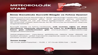 Niğde Valiliği uyardı: Kuvvetli rüzgar ve fırtına bekleniyor