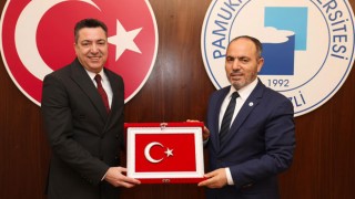 OKÜ Rektörü Uzun’dan PAÜ’ye Nezaket Ziyareti