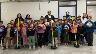 Okullara spor malzemesi desteği