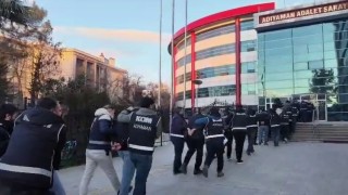 Operasyonda gözaltına alınan 21 şahıstan 14ü tutuklandı
