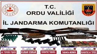 Orduda yasa dışı silah ve uyuşturucu operasyonu: 4 gözaltı