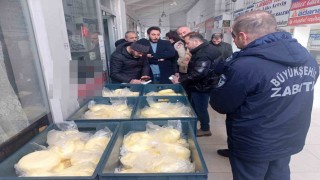 Orduda zabıta ekiplerinden sıkı denetim: Yarım ton yağ ve uygunsuz ürünlere el konuldu