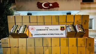 Osmaniye’de 1 Milyonluk Kaçak Makaron Yakalandı