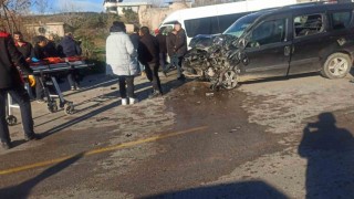 Osmaniyede 7 kişinin yaralandığı kaza kamerada