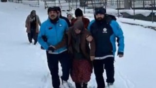 Osmaniye’de Karla Kapanan Köy Yolunda UMKE Seferberliği