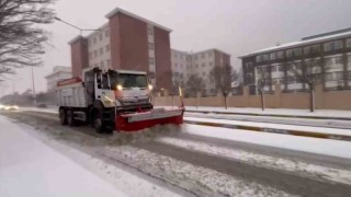 Pendik Belediyesinin karla mücadele çalışmaları tüm hızıyla sürüyor