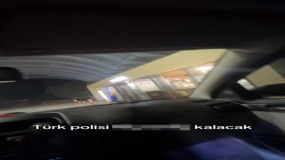 Polise hakaretten gözaltına alınan şüpheli serbest bırakıldı